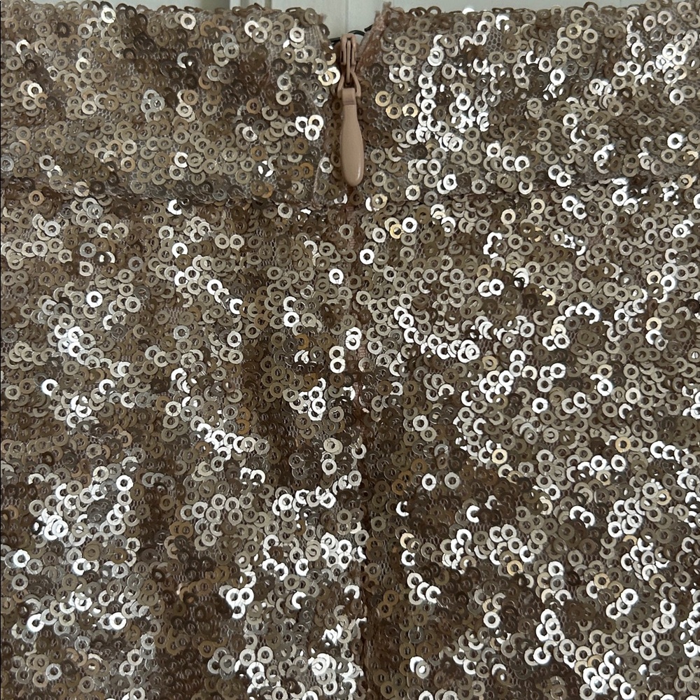 Sequin Mini Skater Skirt - M - Picture 4 of 6